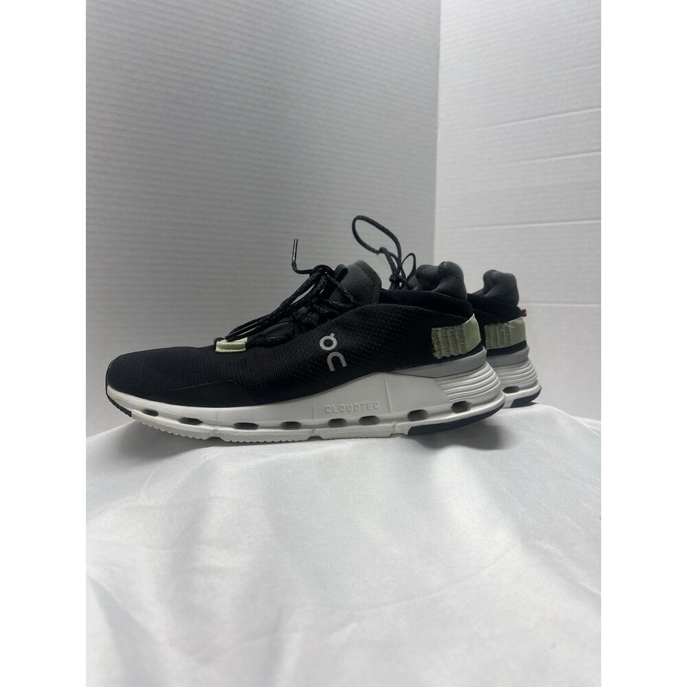 On Running Black and White CloudTec Athletic Sneakers